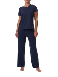 Жіноча піжама Tommy Hilfiger комплект футболка та штани 1159847147 (Синій L)