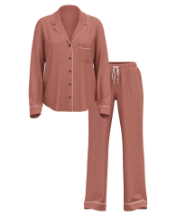 Жіноча піжама Victoria's Secret сорочка та штани 1159847746 (Рожевий XS)