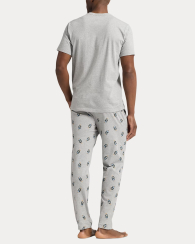 Мужская пижама Polo Ralph Lauren с принтом 1159847887 (Серый M)