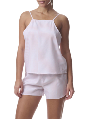 Женская пижама Tommy Hilfiger комплект для сна майка и шорты 1159848844 (Розовый XL)