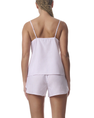 Женская пижама Tommy Hilfiger комплект для сна майка и шорты 1159848844 (Розовый XL)