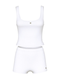 Домашний комплект Victoria’s Secret майка и шорты 1159849258 (Белый M)