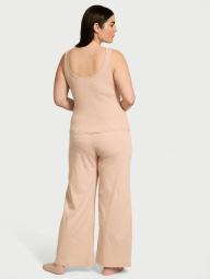 Мягкая пижама Victoria’s Secret майка и штаны 1159854836 (Бежевый S)