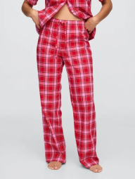 Жіноча піжама з принтом Gap сорочка та штани 1159855231 (Червоний XS)