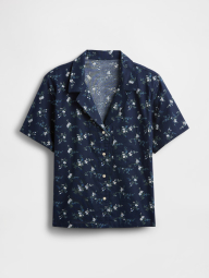 Женская пижама с принтом Gap рубашка и штаны 1159855361 (Синий M)