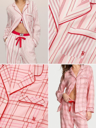 Жіноча піжама Victoria's Secret сорочка та штани 1159857345 (Різні кольори L)