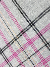 Жіноча фланелева піжама Victoria's Secret сорочка та штани 1159857662 (Сірий/Рожевий XL)