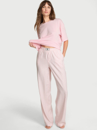 Женская пижама Victoria's Secret футболка и штаны 1159857876 (Розовый XL)