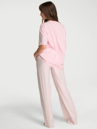 Женская пижама Victoria's Secret футболка и штаны 1159857876 (Розовый XL)