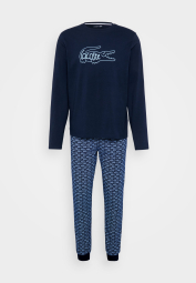 Мужская пижама Lacoste лонгслив и штаны 1159858708 (Синий/Голубой L)
