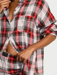 Домашній піжамний комплект Victoria's Secret сорочка та шорти 1159859384 (Різні кольори M)