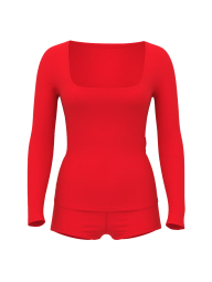 Женская пижама Victoria’s Secret кофта и шорты 1159859518 (Красный XL)