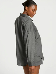 Женская пижама Victoria’s Secret рубашка и шорты 1159859898 (Серый S)