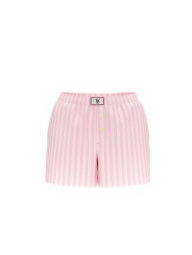 Жіноча піжама Victoria's Secret футболка та шорти 1159860302 (Чорний/Рожевий XS)