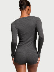 Домашній комплект Victoria's Secret кофта та шорти 1159860925 (Сірий S)