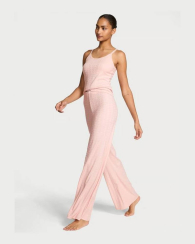 Жіноча піжама Victoria's Secret майка та штани 1159862046 (Рожевий L)