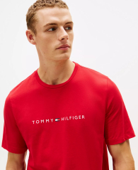Чоловіча піжама Tommy Hilfiger футболка та джоггери 1159862782 (Синій/Червоний XXL)