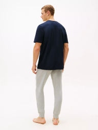 Мужская пижама Tommy Hilfiger футболка и джоггеры 1159862785 (Синий/Серый L)
