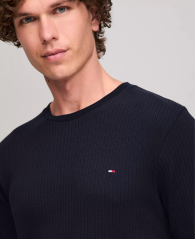 Чоловіча піжама Tommy Hilfiger лонгслів та джогери 1159864190 (Синій XL)
