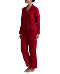 Женская пижама Tommy Hilfiger рубашка и штаны 1159864510 (Красный M)