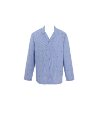 Мужская пижама Emporio Armani рубашка и штаны 1159864718 (Синий L)