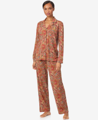 Женская пижама Ralph Lauren рубашка и брюки 1159865158 (Красный 1X)