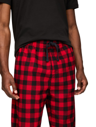 Мужская пижама Tommy Hilfiger футболка и штаны 1159876278 (Черный/Красный M)