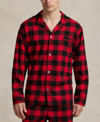 Мужская пижама Polo Ralph Lauren с принтом 1159878635 (Красный L)