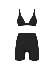 Домашний комплект Victoria’s Secret бюст и шортики 1160015348 (Черный S)