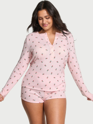 Домашний комплект Victoria’s Secret кофта и шорты 1160294877 (Розовый S)
