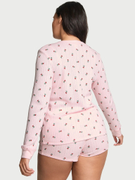 Домашний комплект Victoria’s Secret кофта и шорты 1160294877 (Розовый S)