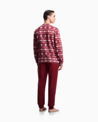 Мужская пижама Emporio Armani свитшот и джоггеры 1160462303 (Красный XL)