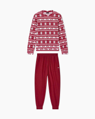 Мужская пижама Emporio Armani свитшот и джоггеры 1160462303 (Красный XL)
