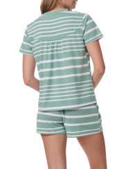 Женская пижама Tommy Hilfiger футболка и шорты 1160704803 (Белый/Зеленый M)