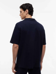 Мужская пижама Tommy Hilfiger рубашка с коротким рукавом и штаны 1161046757 (Синий M)