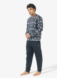 Мужская пижама Emporio Armani свитшот и джоггеры 1162909209 (Синий XL)