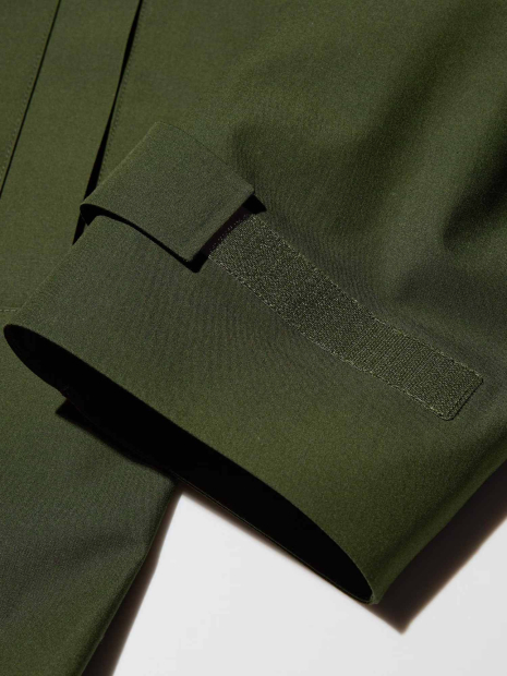 Плащ UNIQLO куртка с капюшоном 1160800481 (Зеленый M)