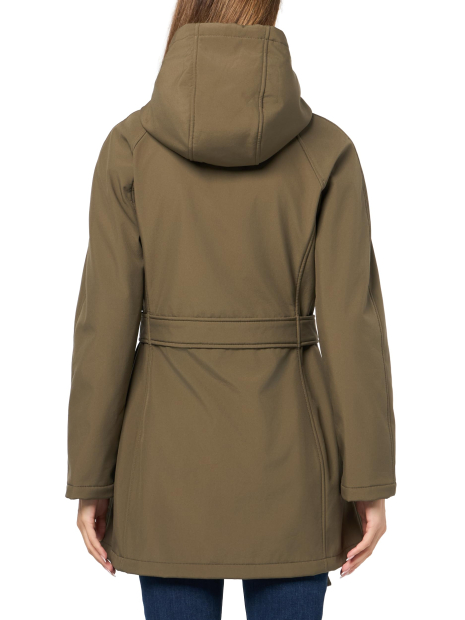 Женский плащ Tommy Hilfiger с капюшоном 1161485734 (Зеленый XL)