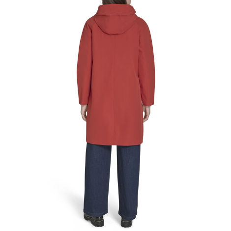 Женский плащ Tommy Hilfiger с капюшоном 1162928031 (Красный XL)