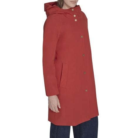 Женский плащ Tommy Hilfiger с капюшоном 1162928031 (Красный XL)