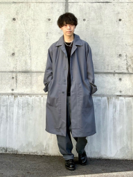 Длинная ветровка UNIQLO плащ 1159840389 (Серый L)