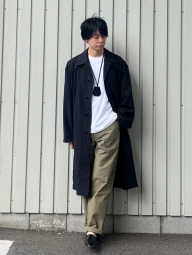 Длинная ветровка UNIQLO плащ 1159841482 (Черный XL)