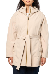 Жіночий плащ Tommy Hilfiger з капюшоном 1161398437 (Бежевий S)