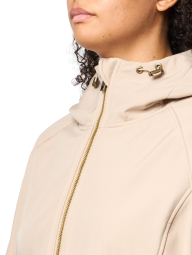 Женский плащ Tommy Hilfiger с капюшоном 1161398437 (Бежевый S)