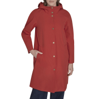 Женский плащ Tommy Hilfiger с капюшоном 1162928031 (Красный XL)