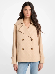Жіночий укорочений тренч Michael Kors 1163116124 (Бежевий XL)