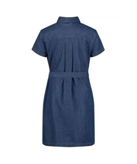 Стильное детское платье-рубашка Calvin Klein с коротким рукавом 1159838991 (Синий S)