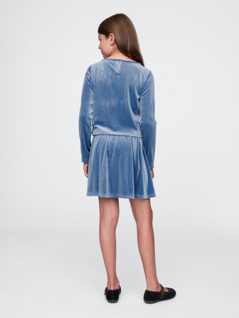 Детская юбка GAP велюр 1159840876 (Синий L)