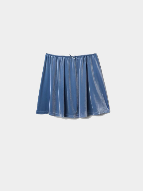 Детская юбка GAP велюр 1159840876 (Синий L)