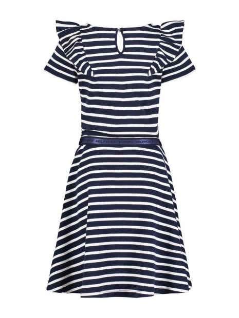 Эластичное детское платье Tommy Hilfiger в полоску 1159843148 (Синий/Белый XL)